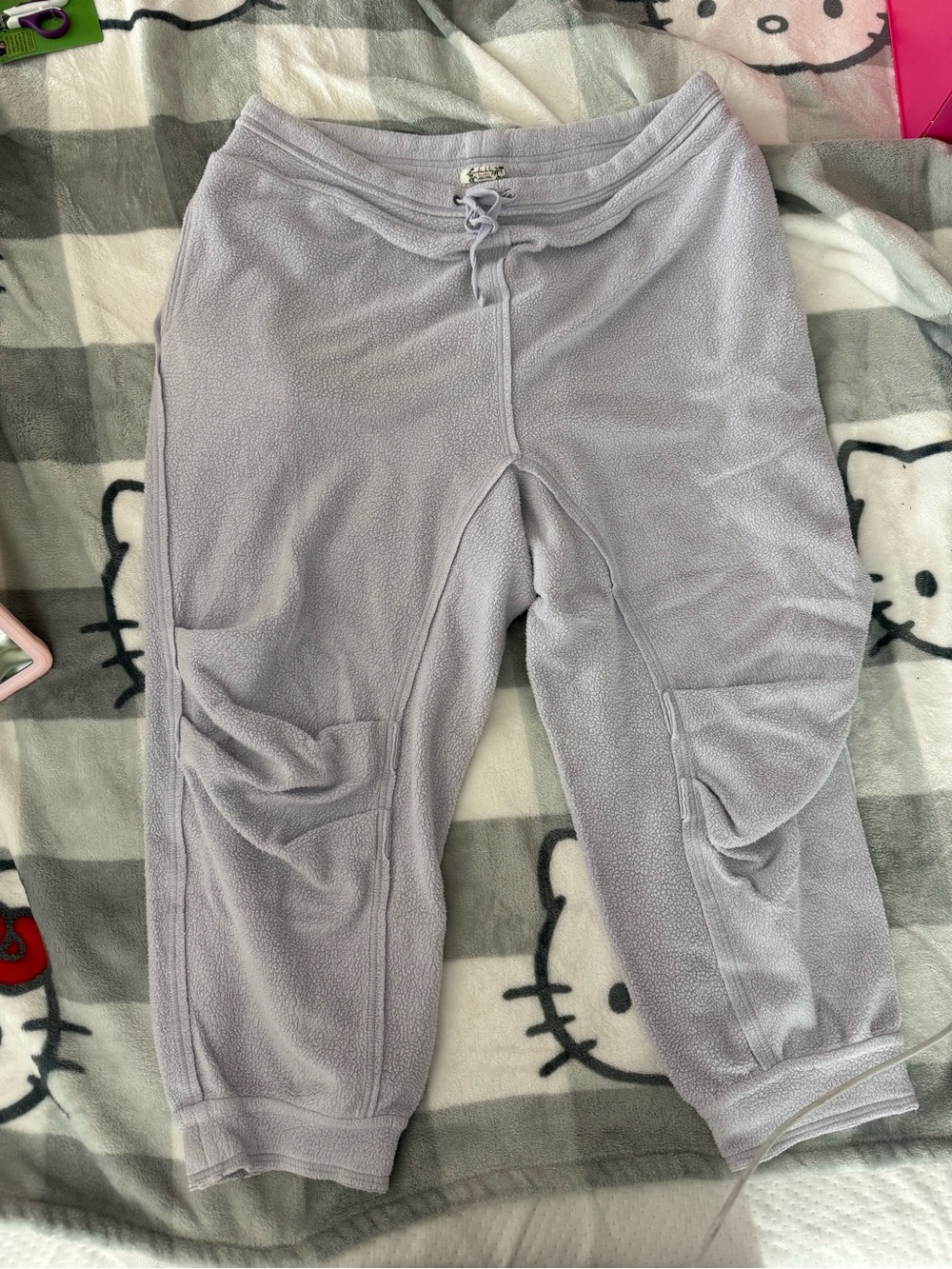Free People intimately Light Lavender Fleece day off Joggers
